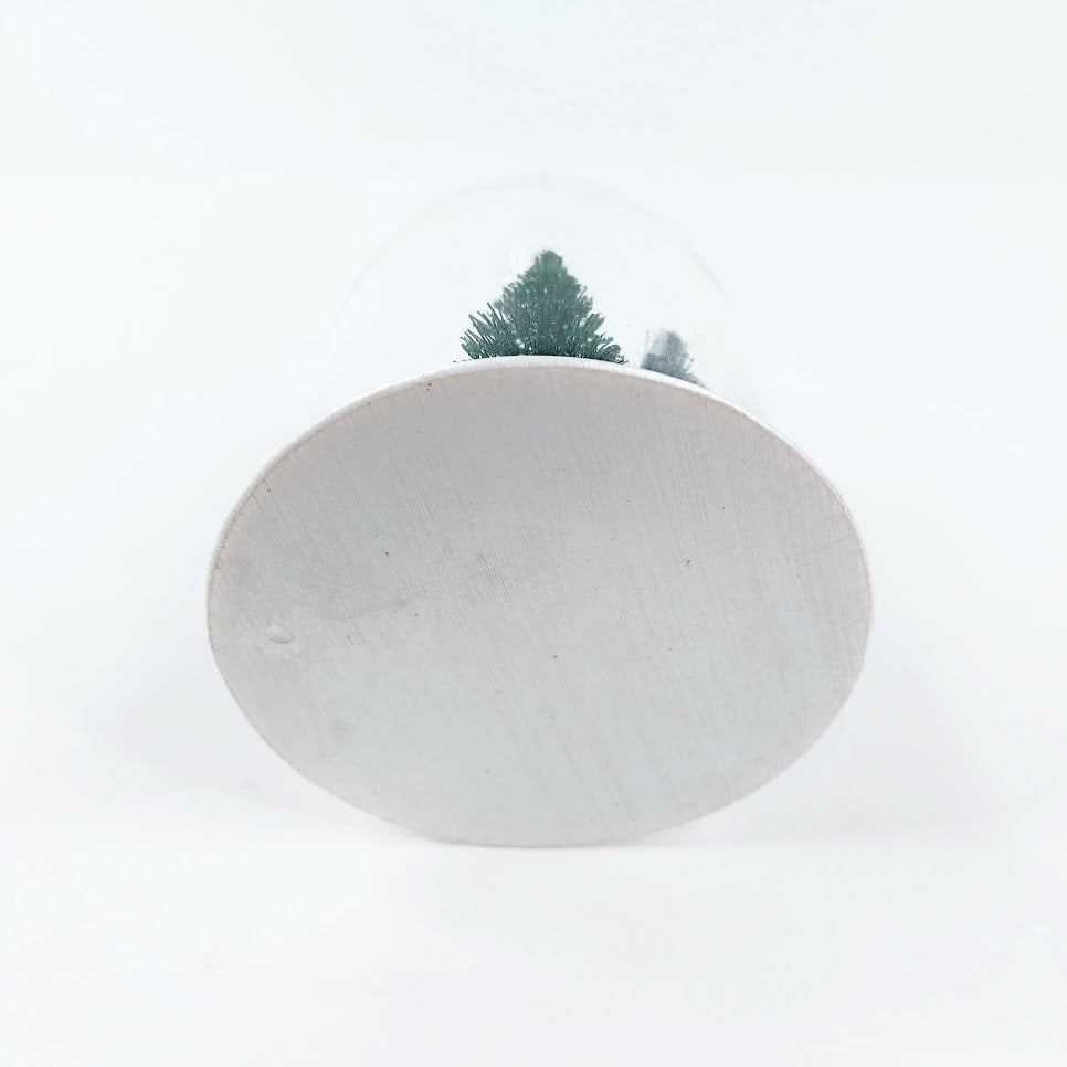 Joulukoriste peurat lasikuvussa 16 cm