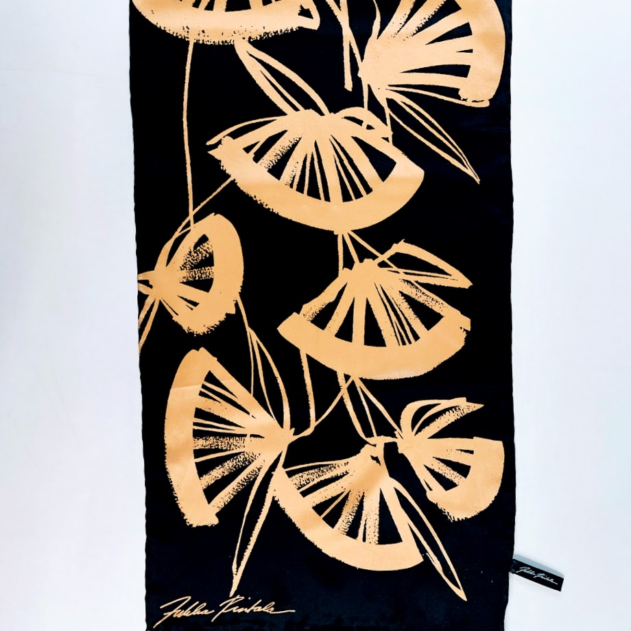 Jukka Rintala silkkihuivi 29 x 142 cm
