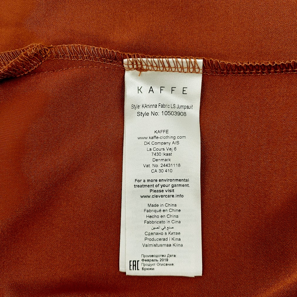 Kaffe KAninna LS Jumpsuit koko S
