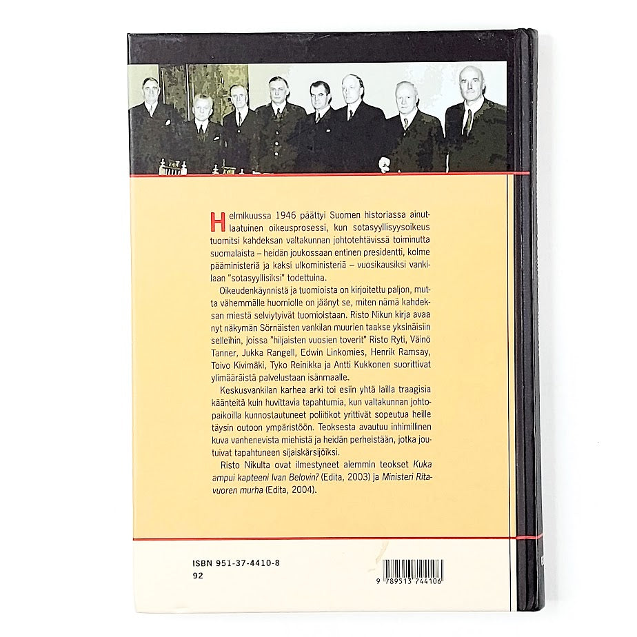 Risto Niku: Kahdeksan tuomittua miestä