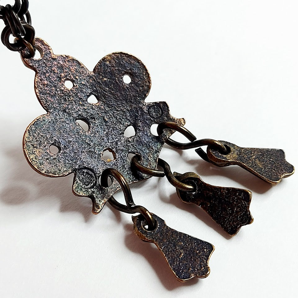 Kalevala Koru pronssinen Karkun Palvialan riipus 58 cm