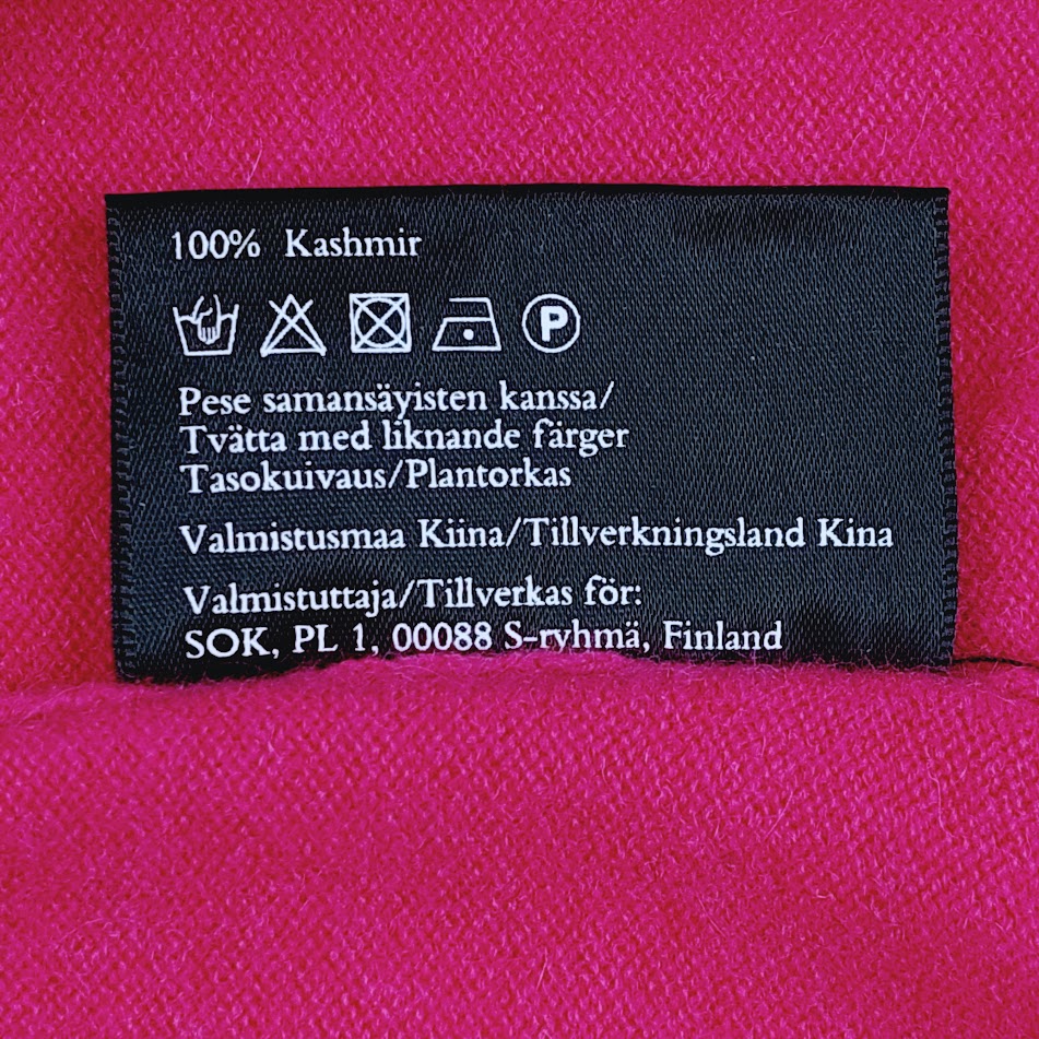 Karis kashmirneuletakki koko L