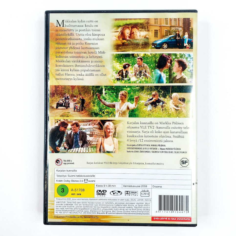 Karjalan kunnailla 1. kausi 4DVD