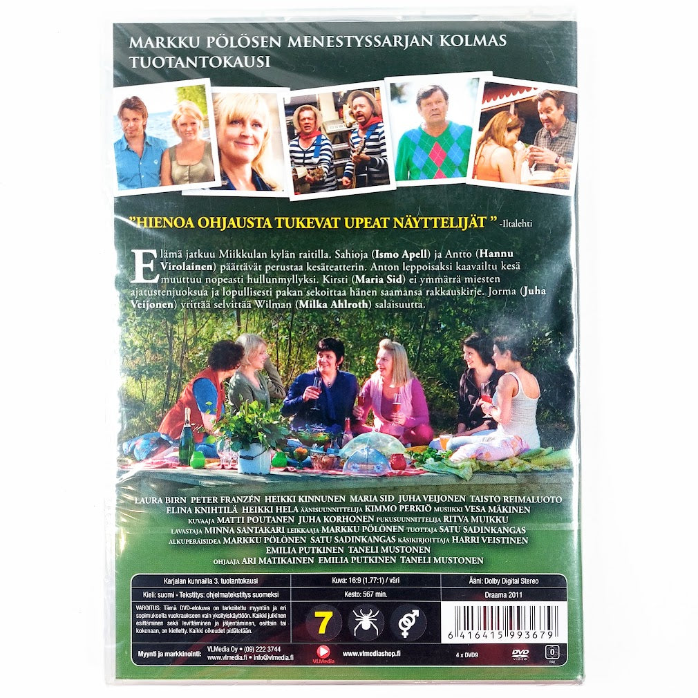 Karjalan kunnailla 3.Tuotantokausi 4DVD