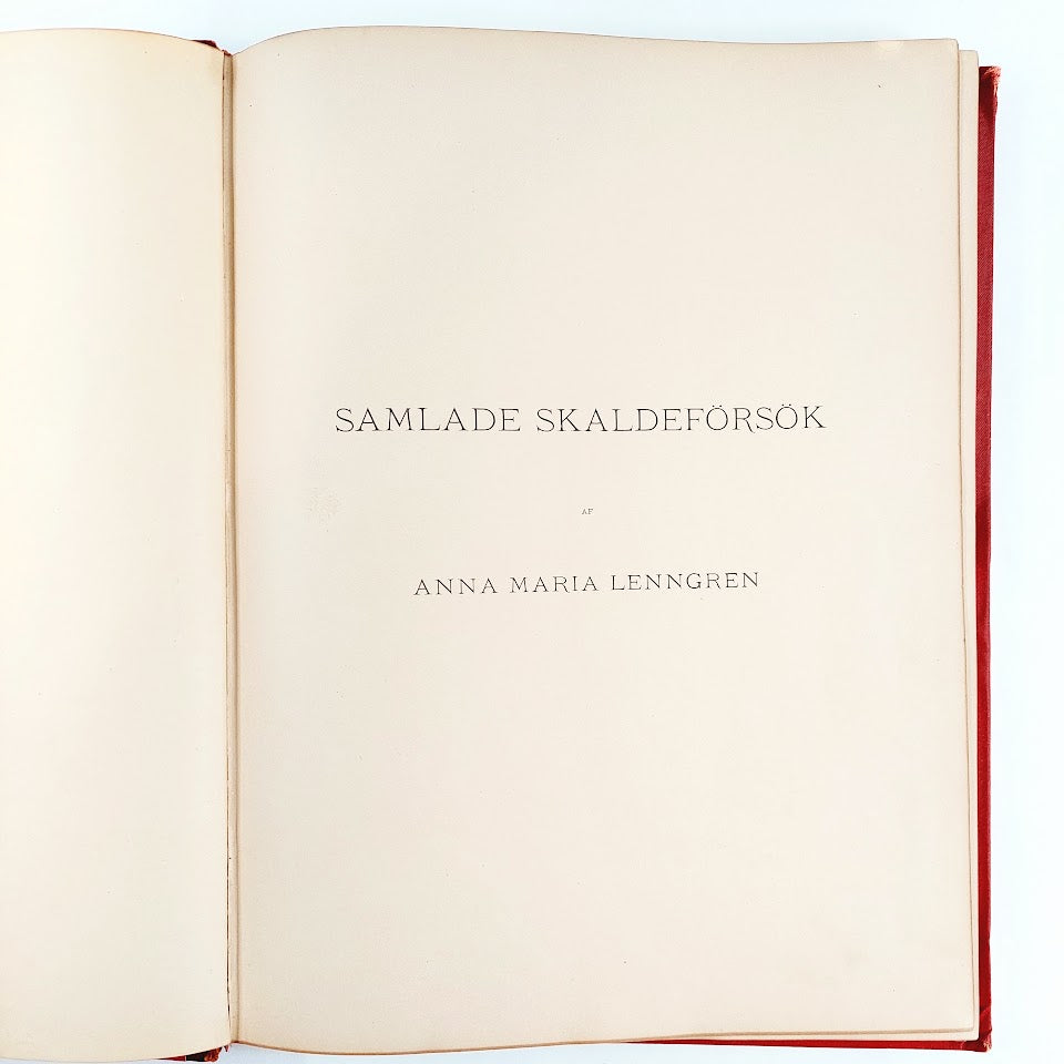 Anna Maria Lenngren: Samlade skaldeförsök