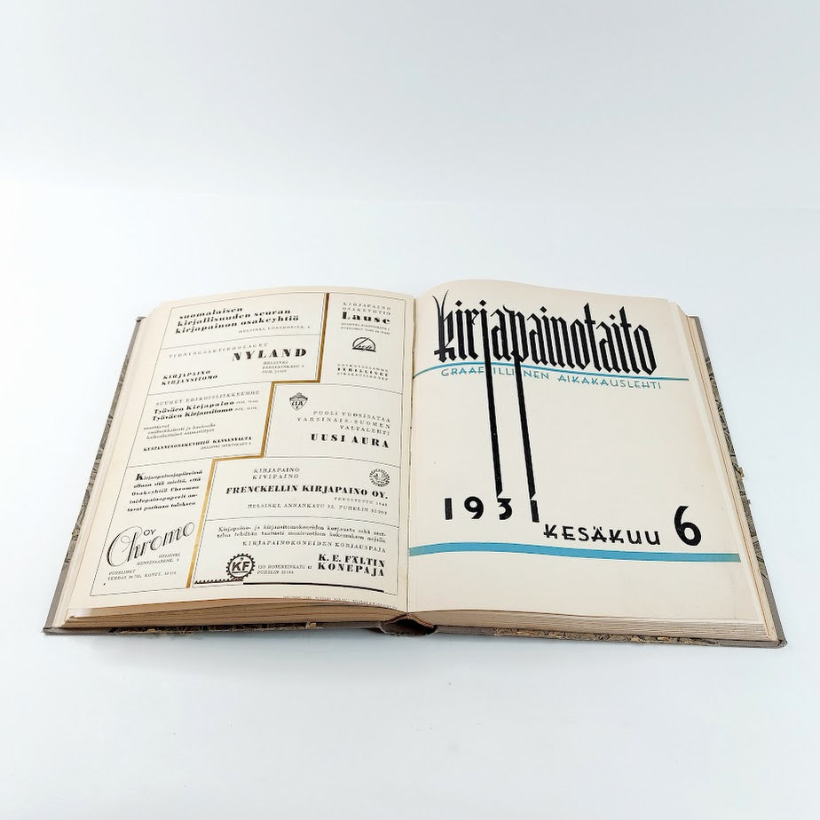 Kirjapainotaito vuosikerta 1931