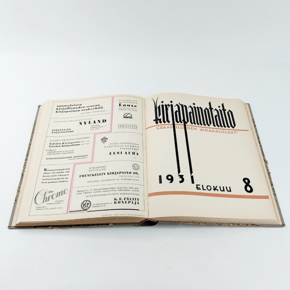 Kirjapainotaito vuosikerta 1931