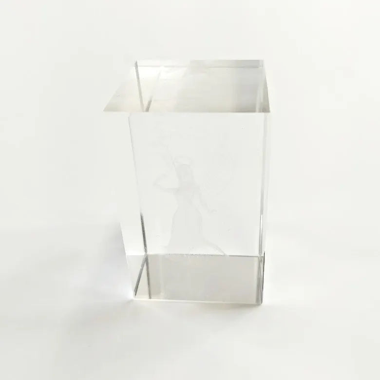 Lasinen paperipaino 6 cm