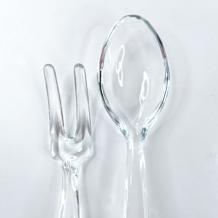 Bohemian Crystal salaattiottimet