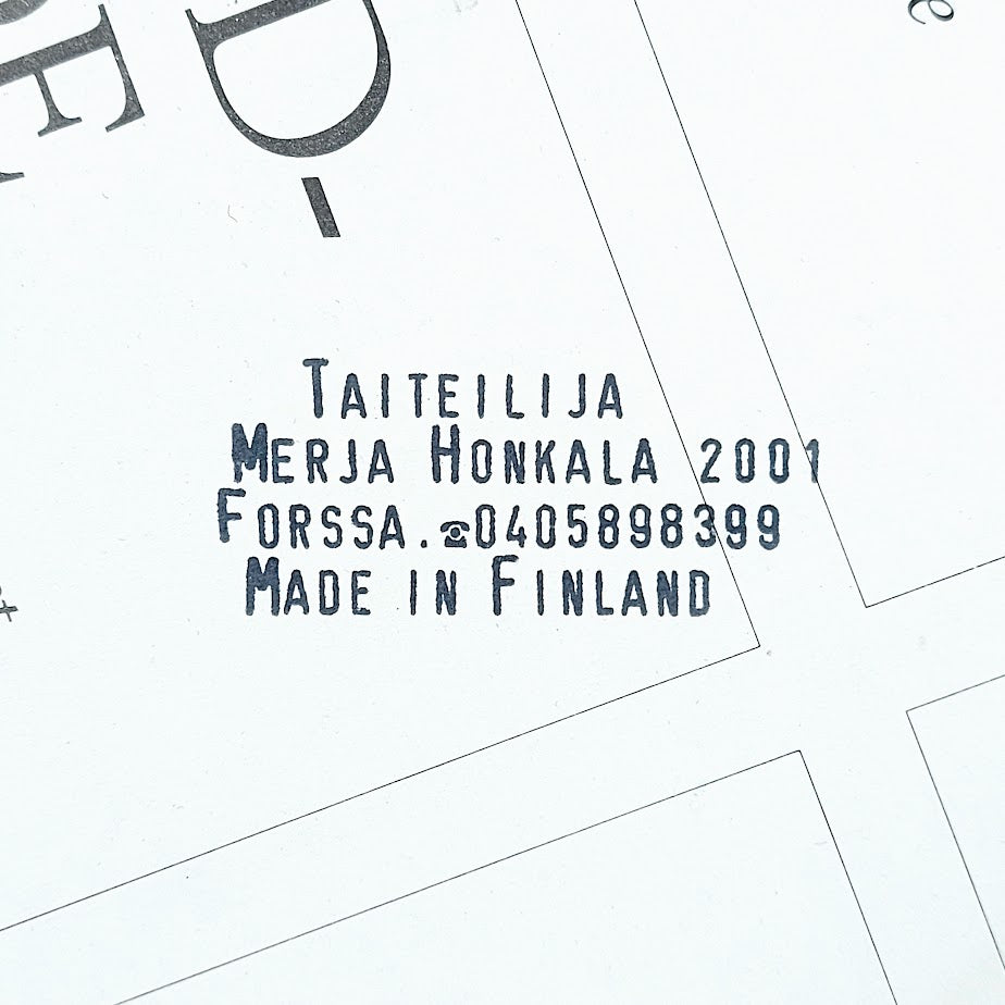 Merja Honkala Orvokit öljyväri maalaus