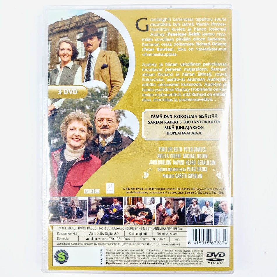 To the Manor Born Kaikki 3 tuotantokautta & juhlajakso 3DVD