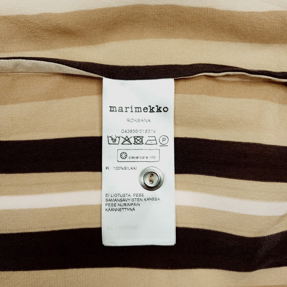 Marimekko Roksana silkkipaitapusero koko 40