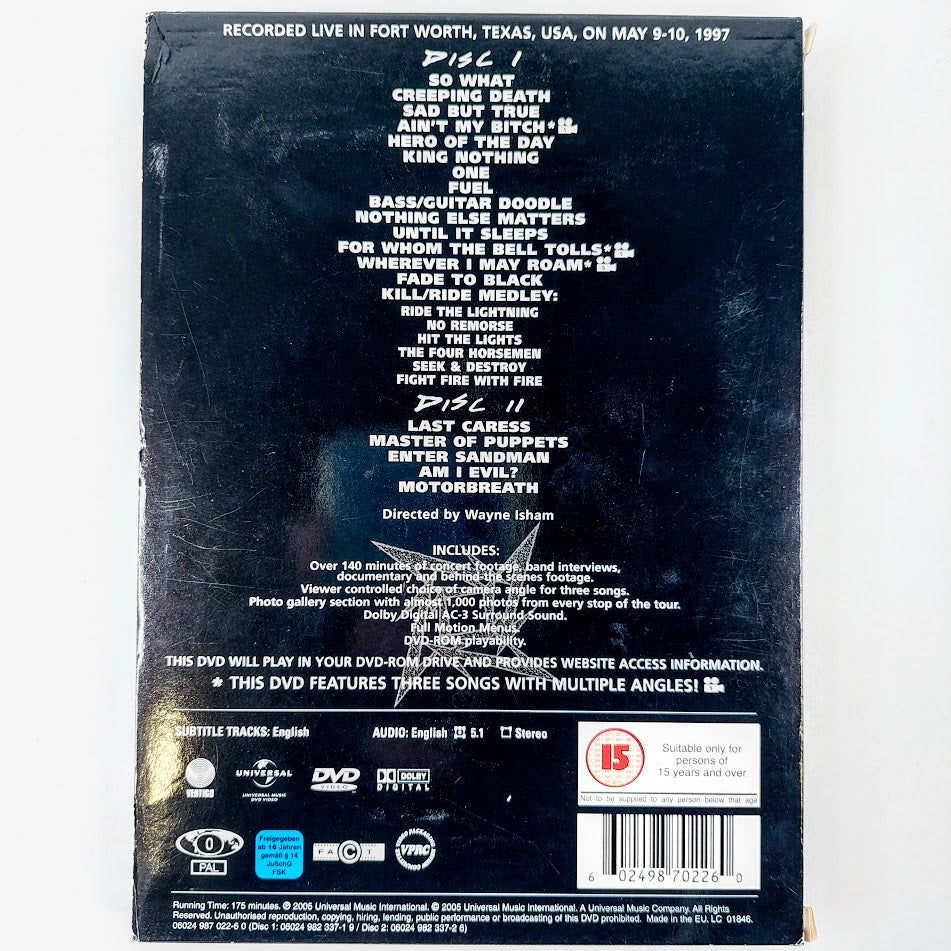 Metallica Cunning stunts 2DVD