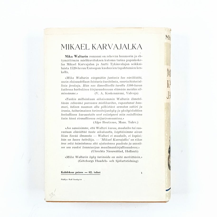 Mika Waltari: Mikael Karvajalka
