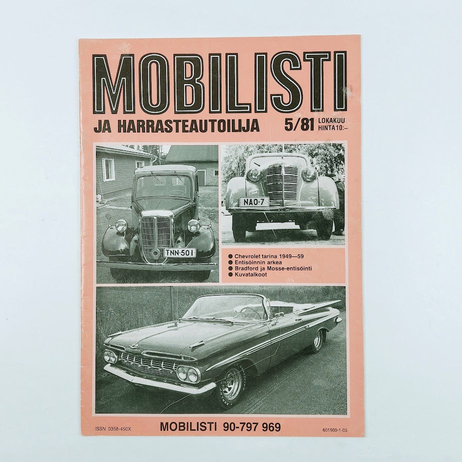 Mobilisti ja harrasteautoilija lehtiä 1 - 5 / 81