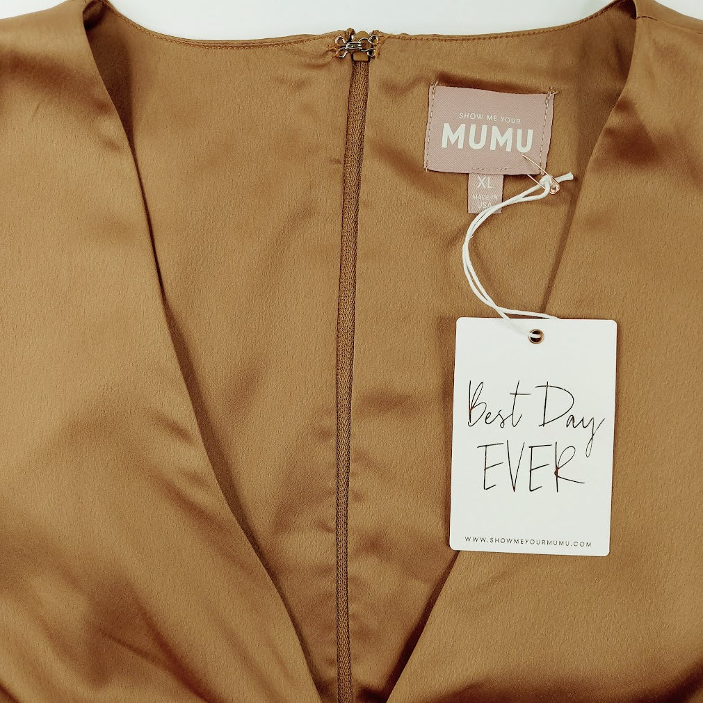Mumu Rome Twist Gown pitkä juhlamekko koko XL