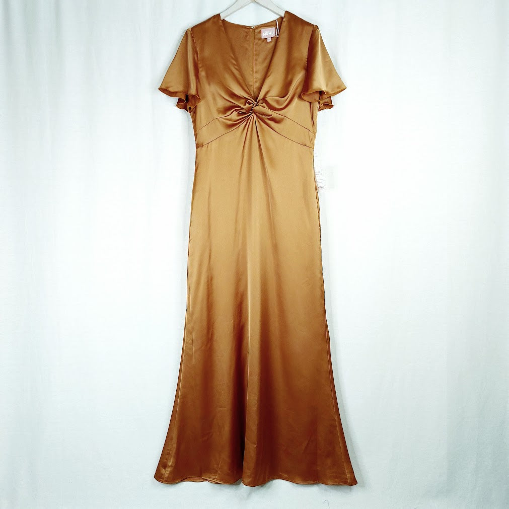 Mumu Rome Twist Gown pitkä juhlamekko koko XL