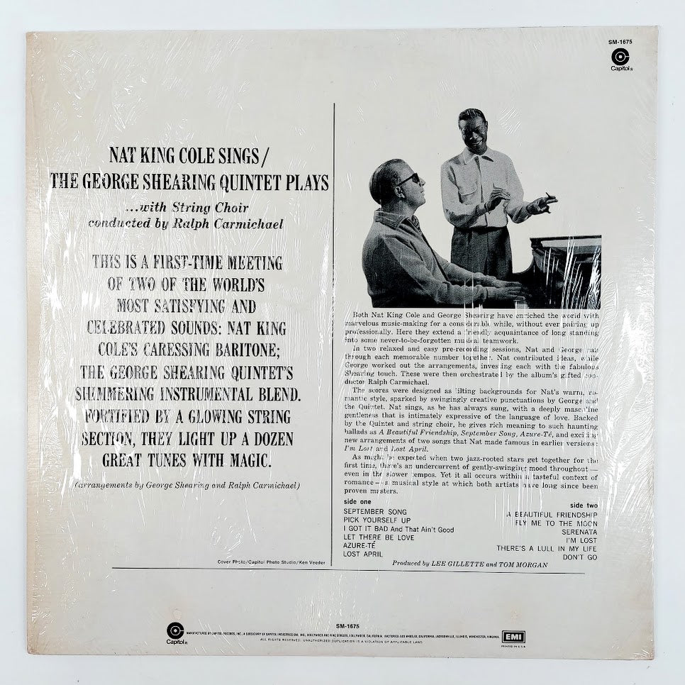 Nat King Cole Sings / George Shearing Plays LP