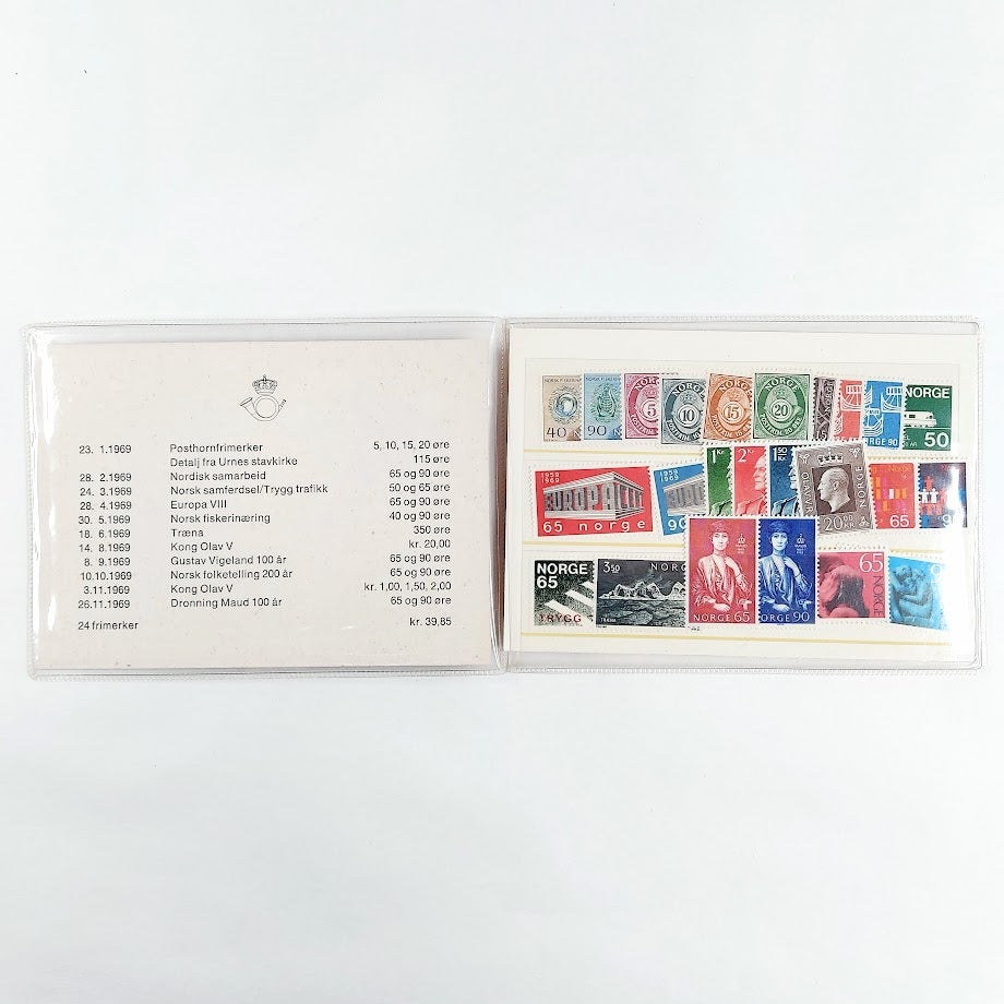 Norske frimerker 1969 kokoelma