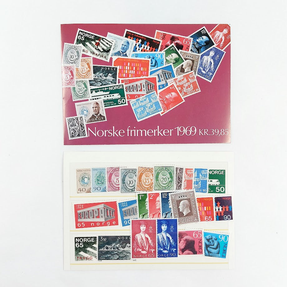 Norske frimerker 1969 kokoelma