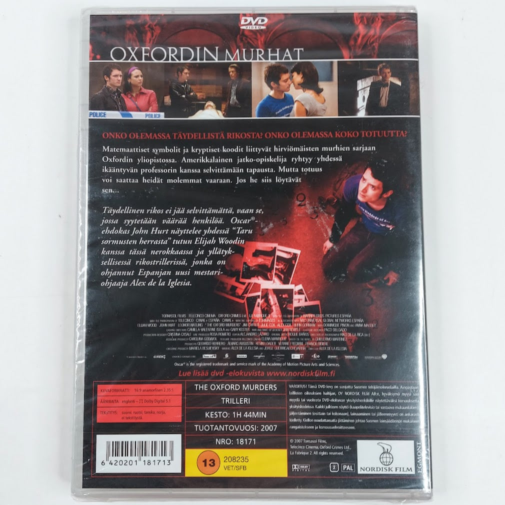 Oxfordin murhat DVD