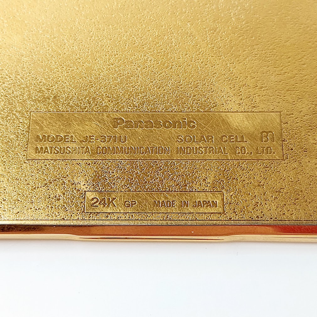 Panasonic JE-371U kullattu taskulaskin