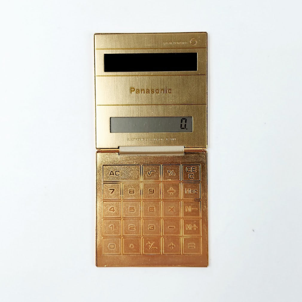 Panasonic JE-371U kullattu taskulaskin