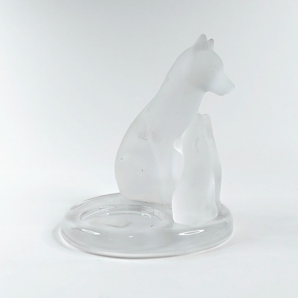 PartyLite tuikkualusta susi ja pennut