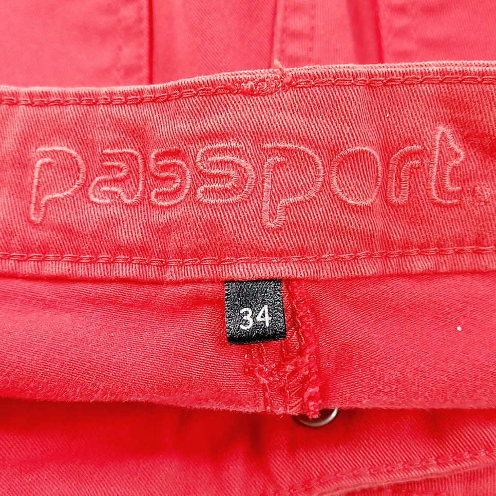 Passport punaiset farkut koko 34