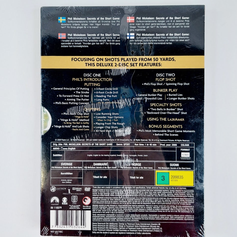 Phil Mickelson: Secrets Of The Short Game DVD