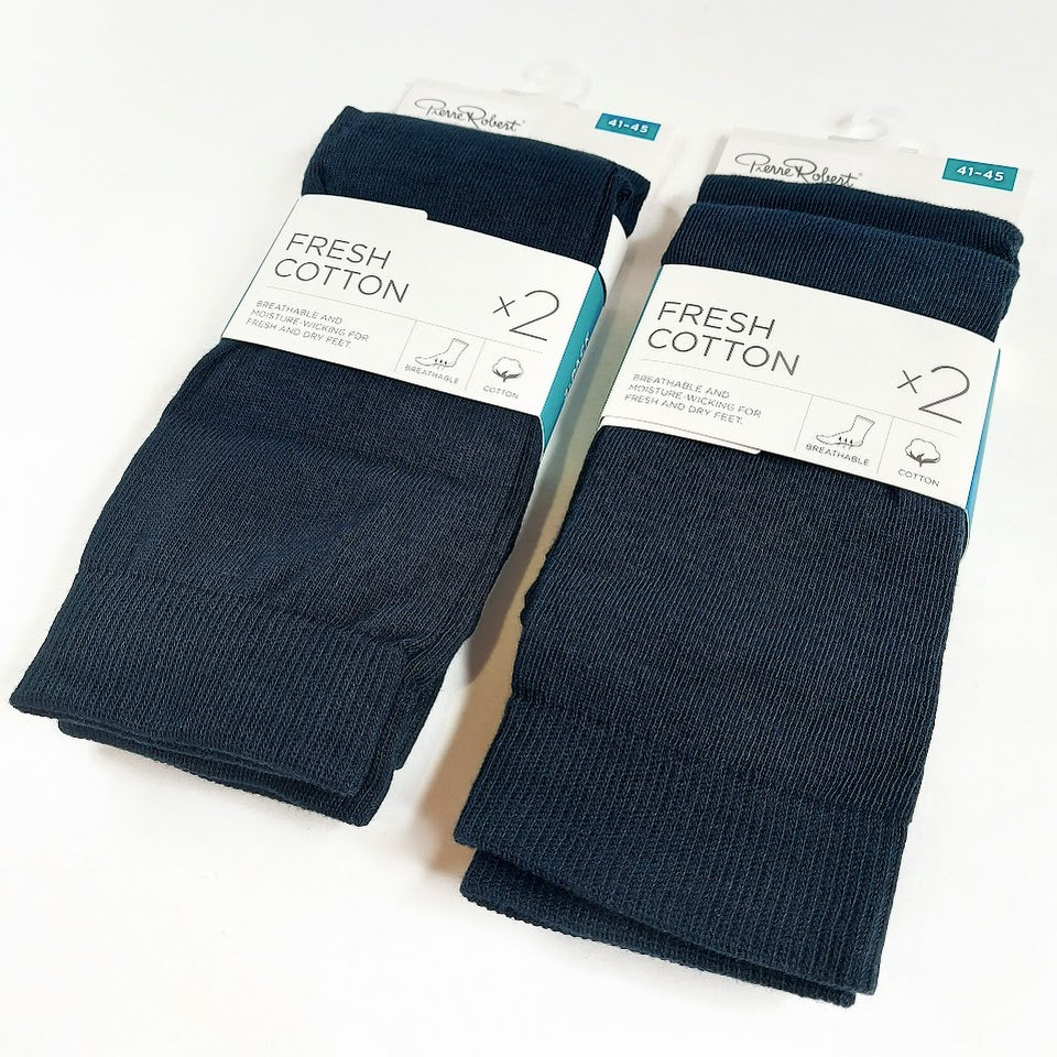 Pierre Robert puuvillasukat 2-pack koko 41-45 2 kpl