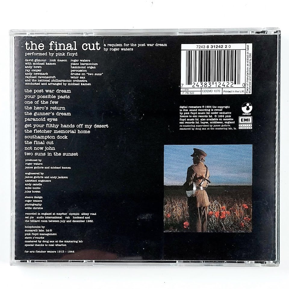 Pink Floyd: the final cut CD
