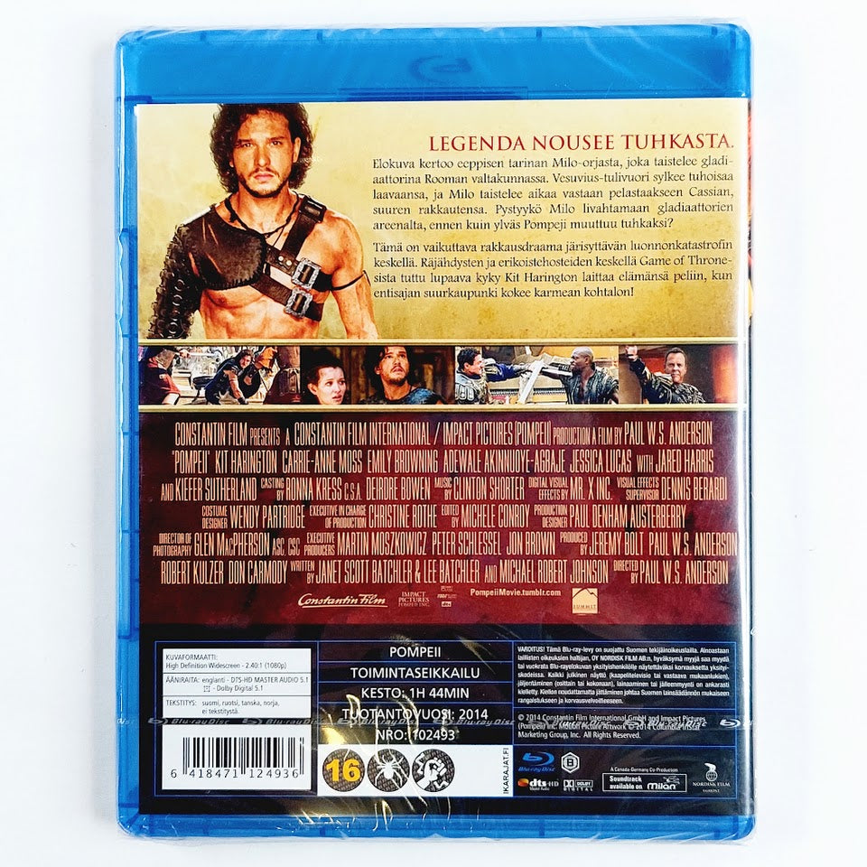 Pompeji Blu-ray