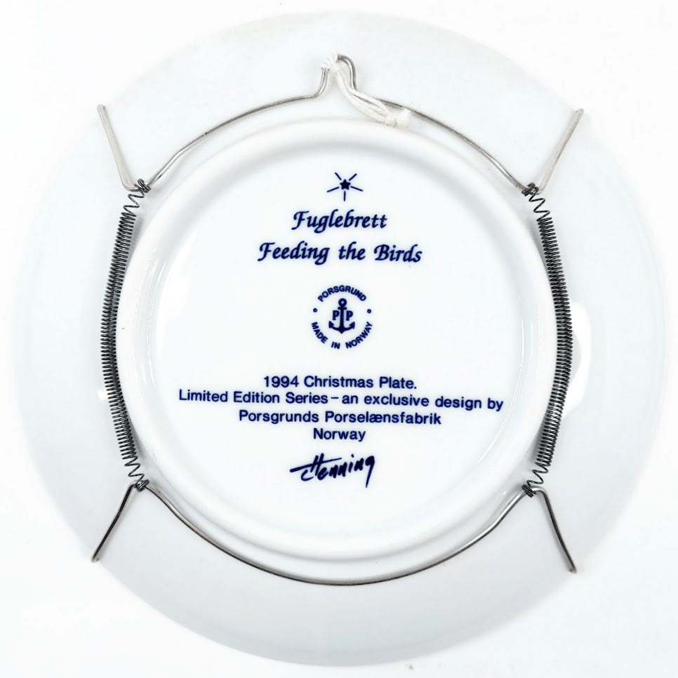 Porsgrund seinälautanen Joulu 1994 Fuglebrett