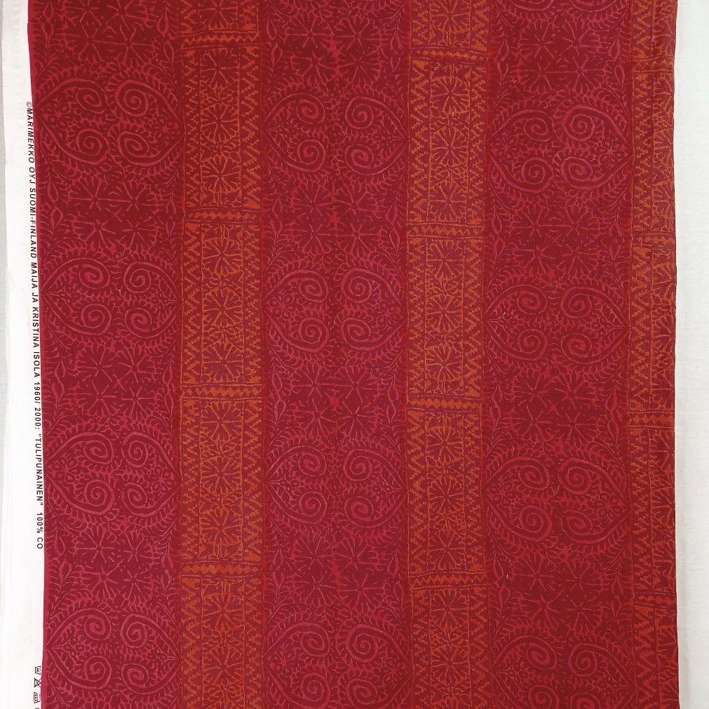 Pöytäliina Marimekko Tulipunainen kankaasta 136 x 166 cm