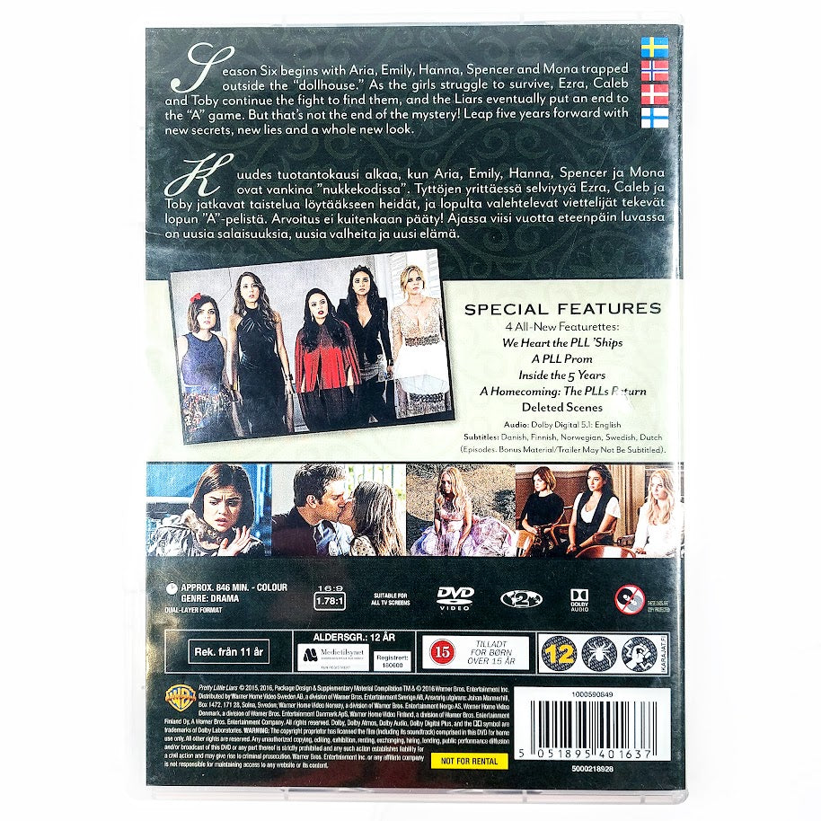 Pretty Little Liars: The Complete Sixth Season 5DVD