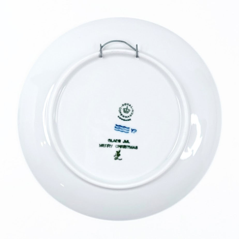 Royal Copenhagen koristelautanen Merry Christmas