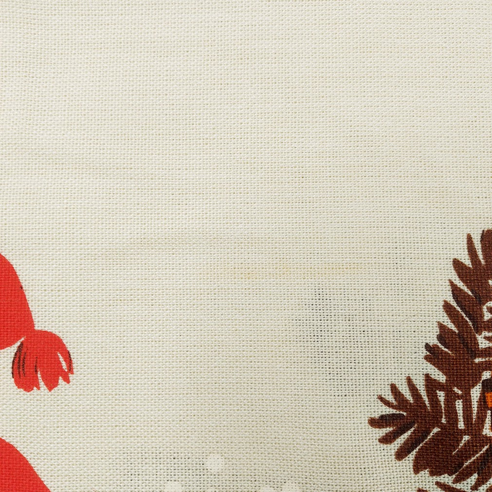 Retro joulupöytäliina / kuusenalusliina 146 cm