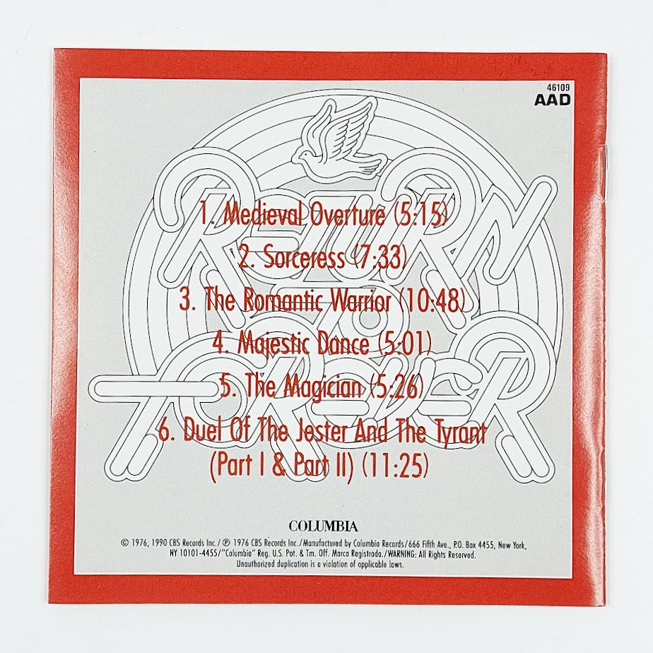 Return to Forever: Romantic Warrior CD