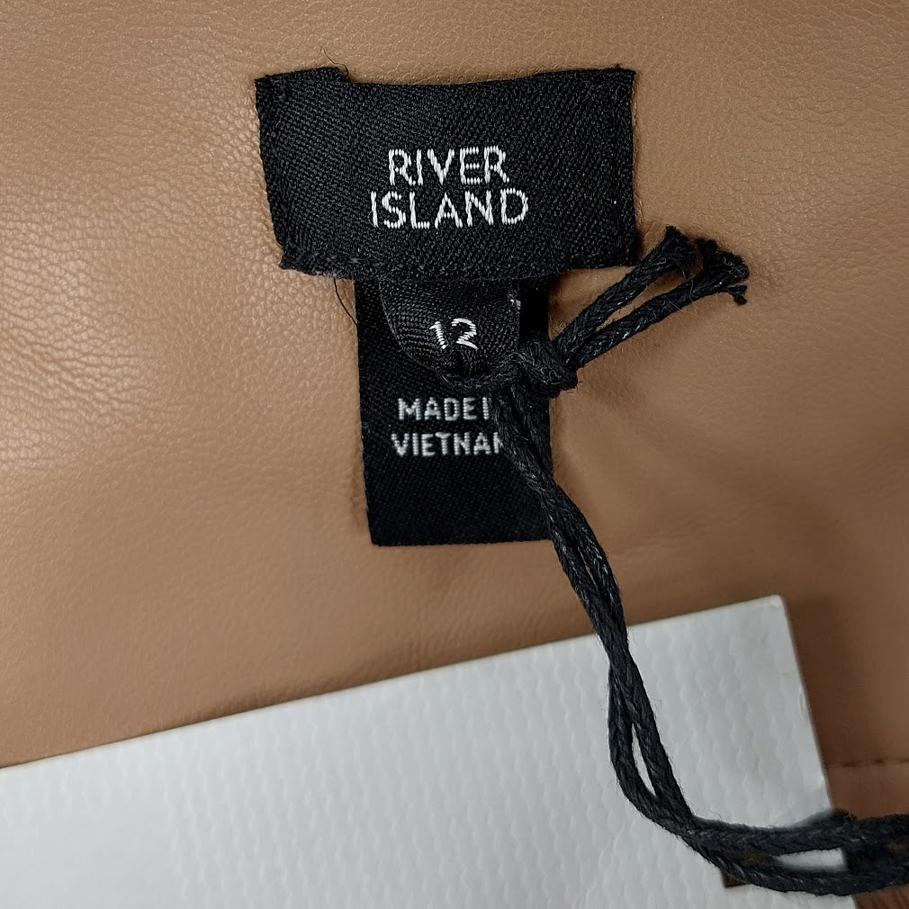 River Island tekonahkahousut koko 38
