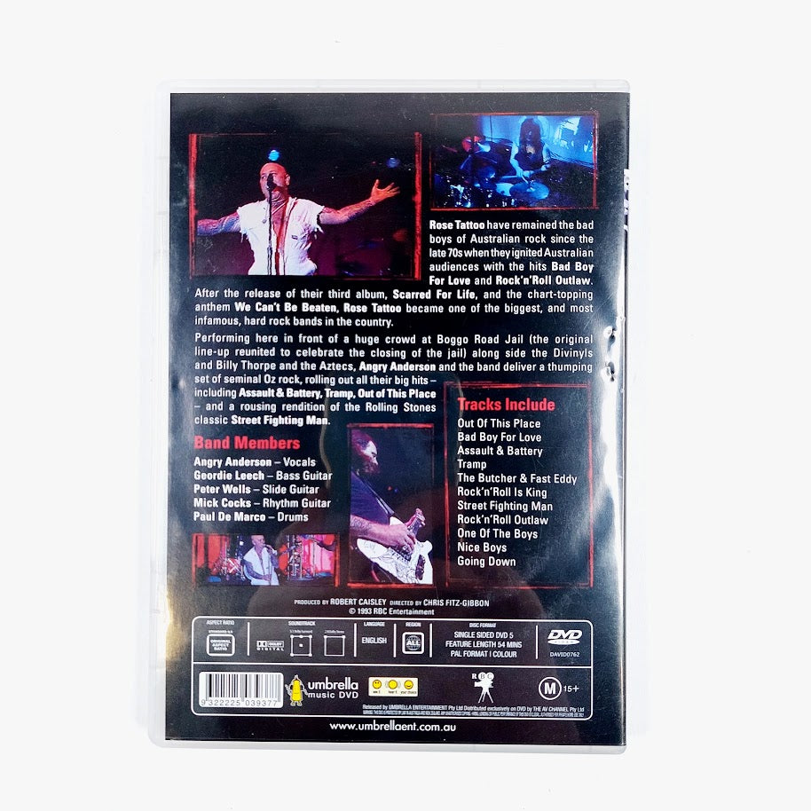 Rose Tattoo: Live in 1993 from Boggo Road Jail DVD