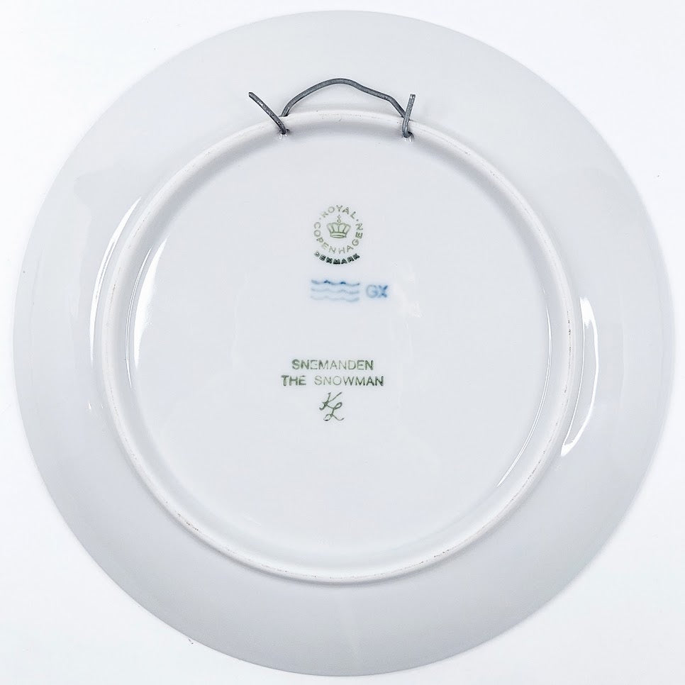 Royal Copenhagen joulu 1985 seinälautanen Snemanden