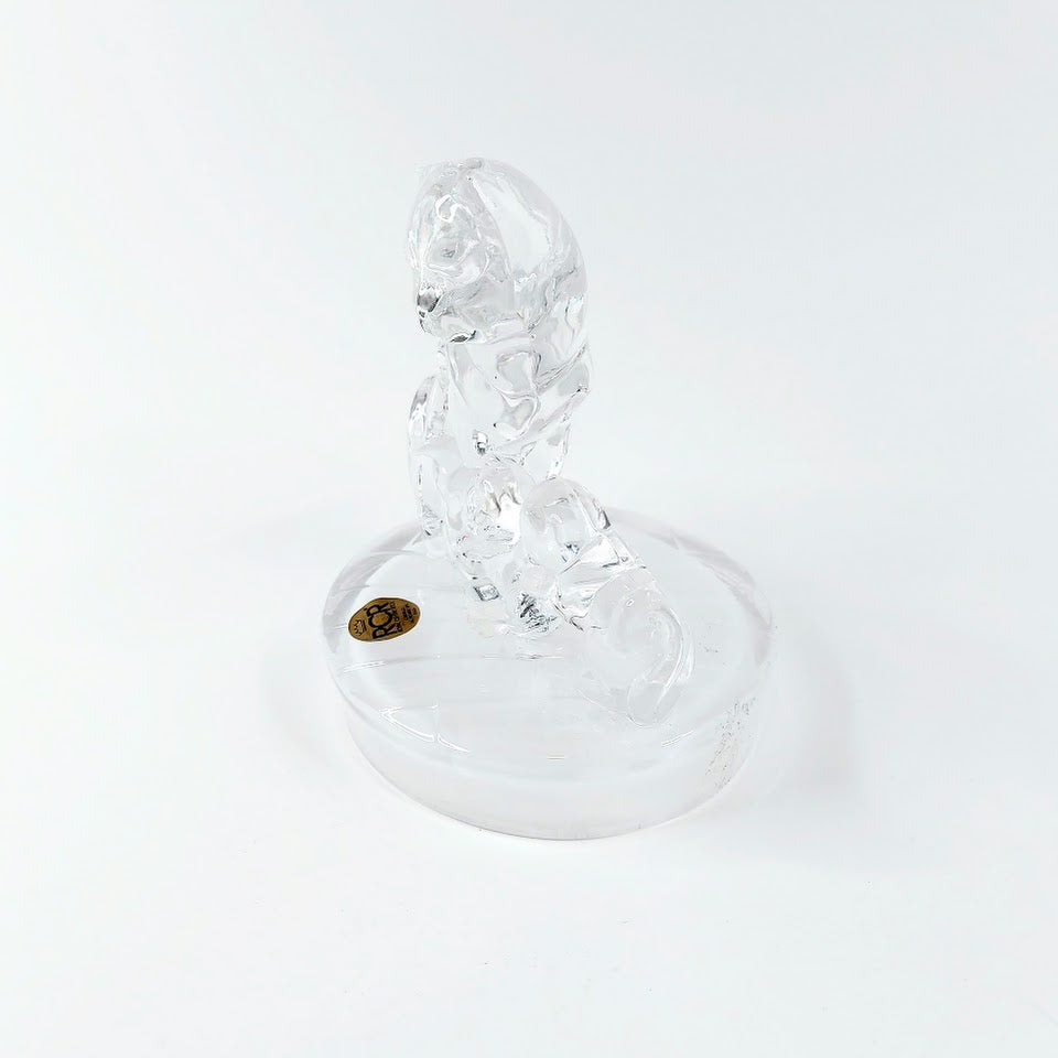Royal Crystal Rock kissa ja pennut kristallifiguuri