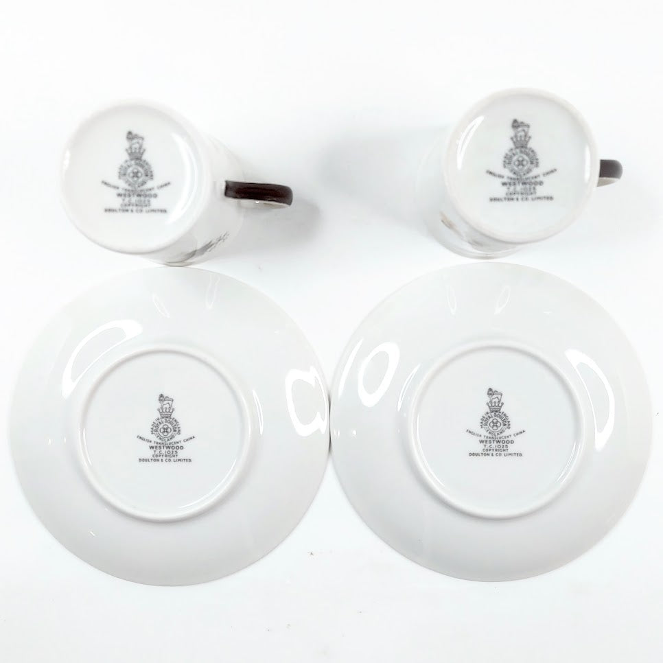 Royal Doulton Westwood kahvikuppisetti 4 osaa