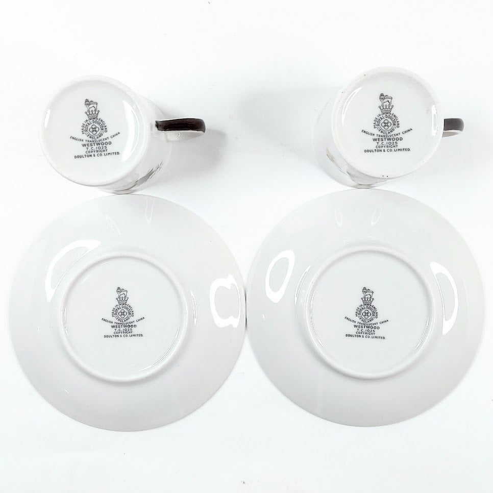 Royal Doulton Westwood kahvikuppisetti 4 osaa