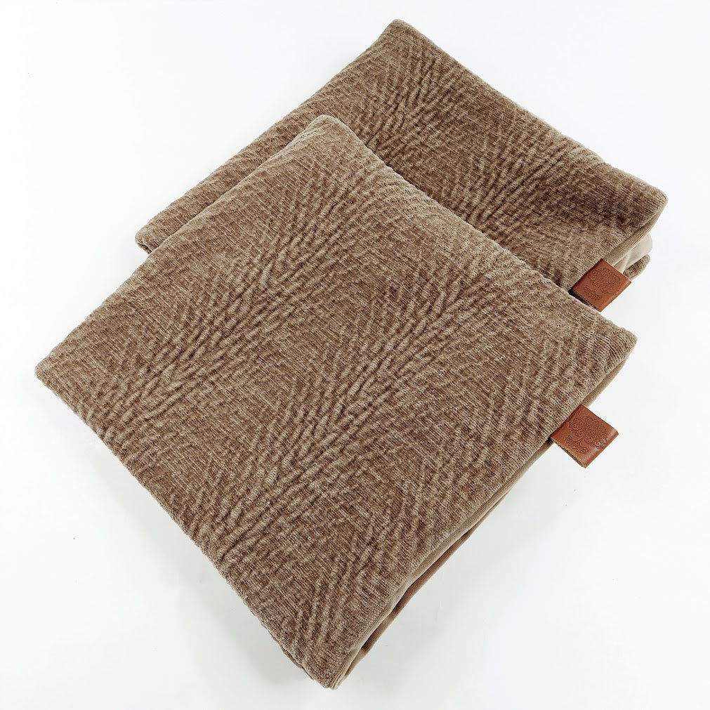 Samettipintainen koristetyynynpäällinen 50x50 cm 2 kpl