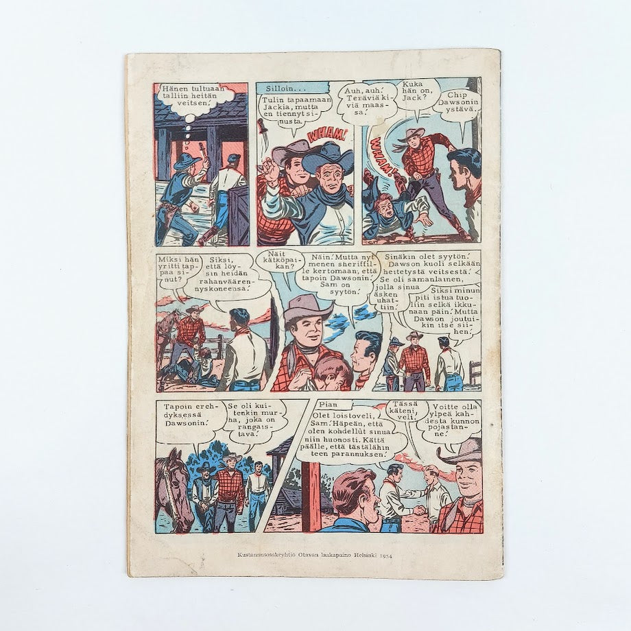Seikkailusarjat sarjakuvalehti no.14/1954