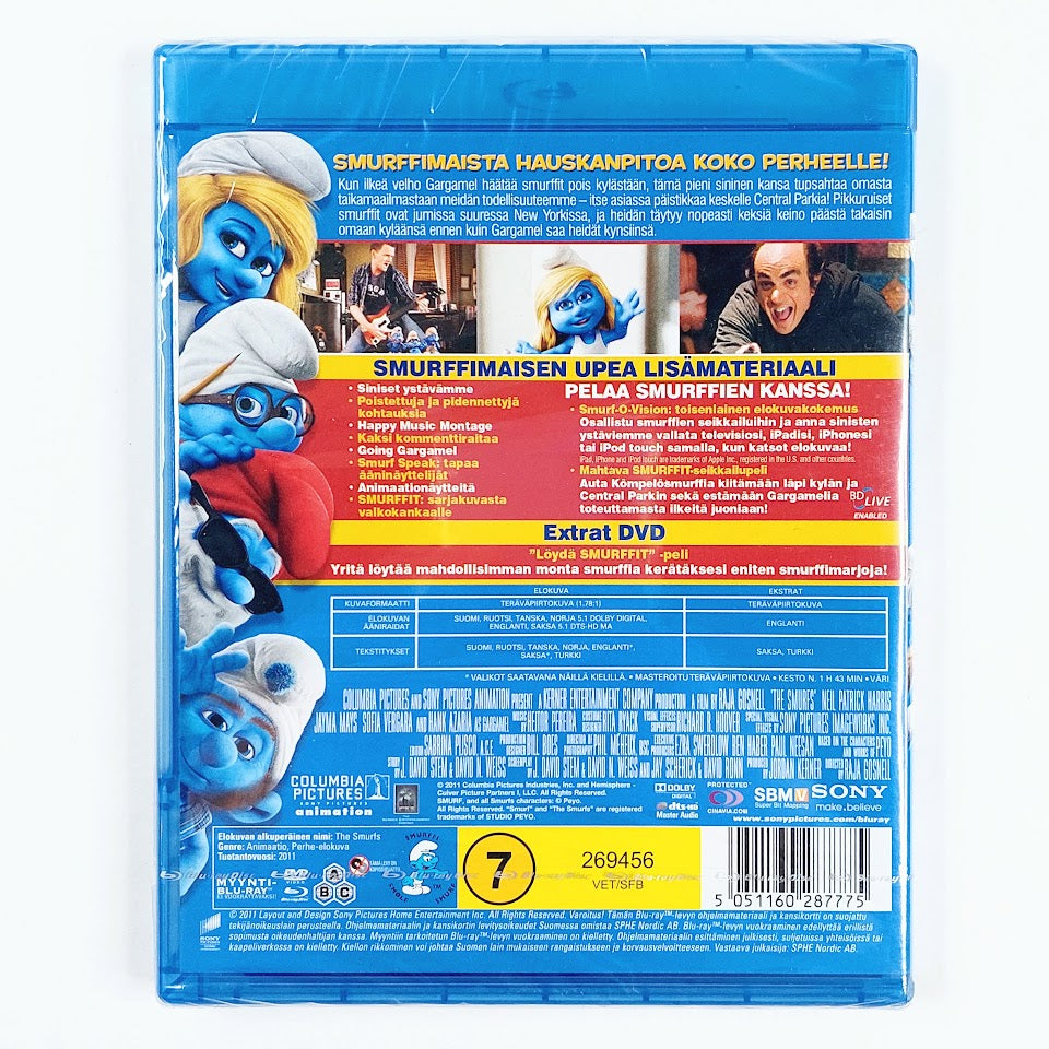Smurffit Blu-ray + DVD