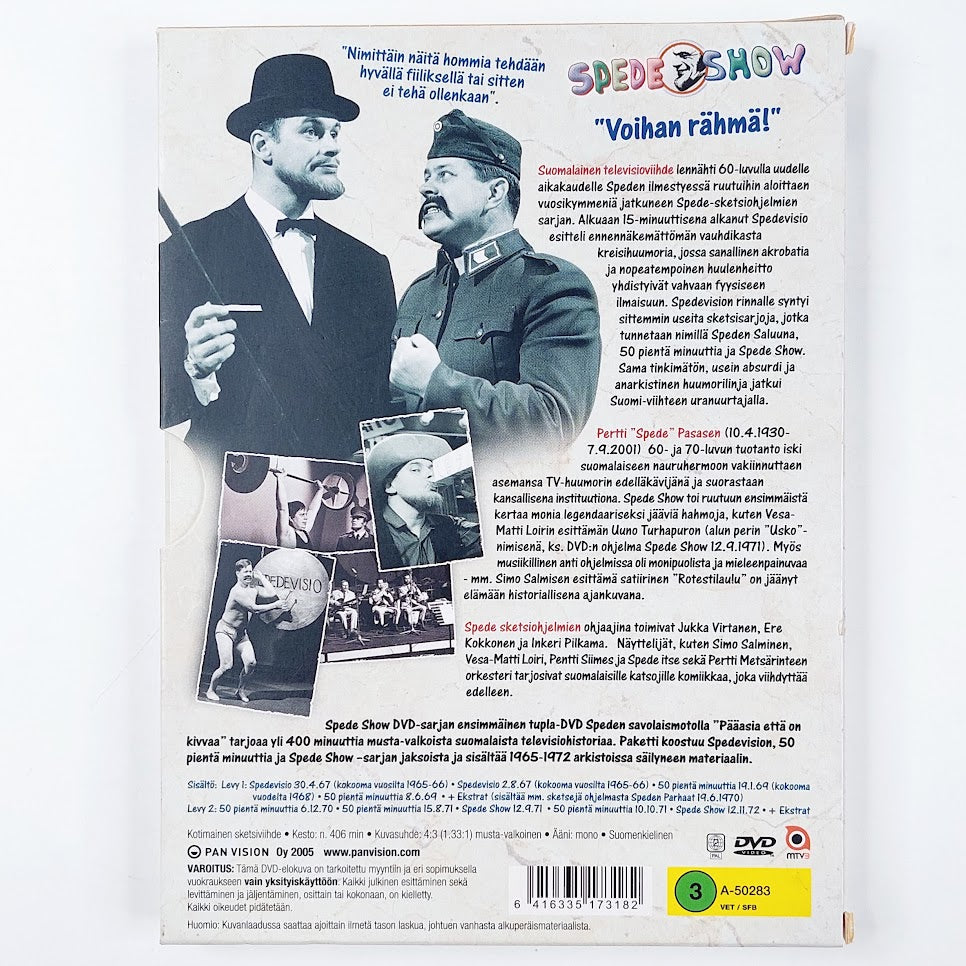 Spede-Show: Pääasia että on kivvaa 1965-1972 2DVD