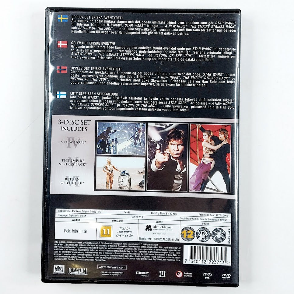Star Wars Original Trilogy 3DVD